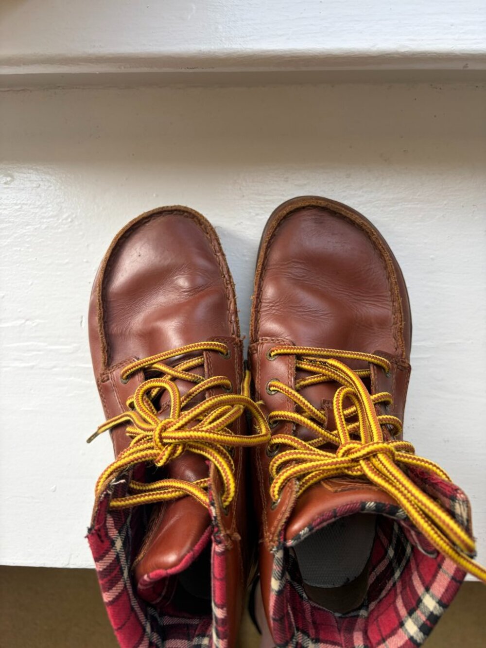 Lems Boulder Boots Russet Brown Leather Unisex Men 6/Women 7.5 - Picture 6 of 14